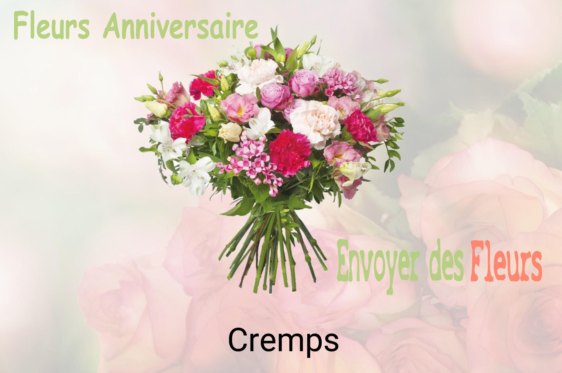 Bouquet de fleurs d’anniversaire livré à Cremps
